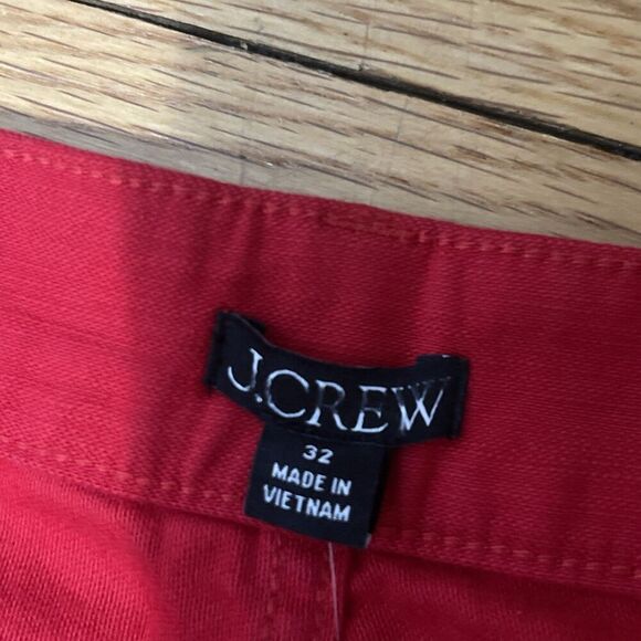 J.CREW Camp-pocket Wide-leg Pant Size 32 Red NEW America USA Preppy Casual CI936 - Picture 6 of 15
